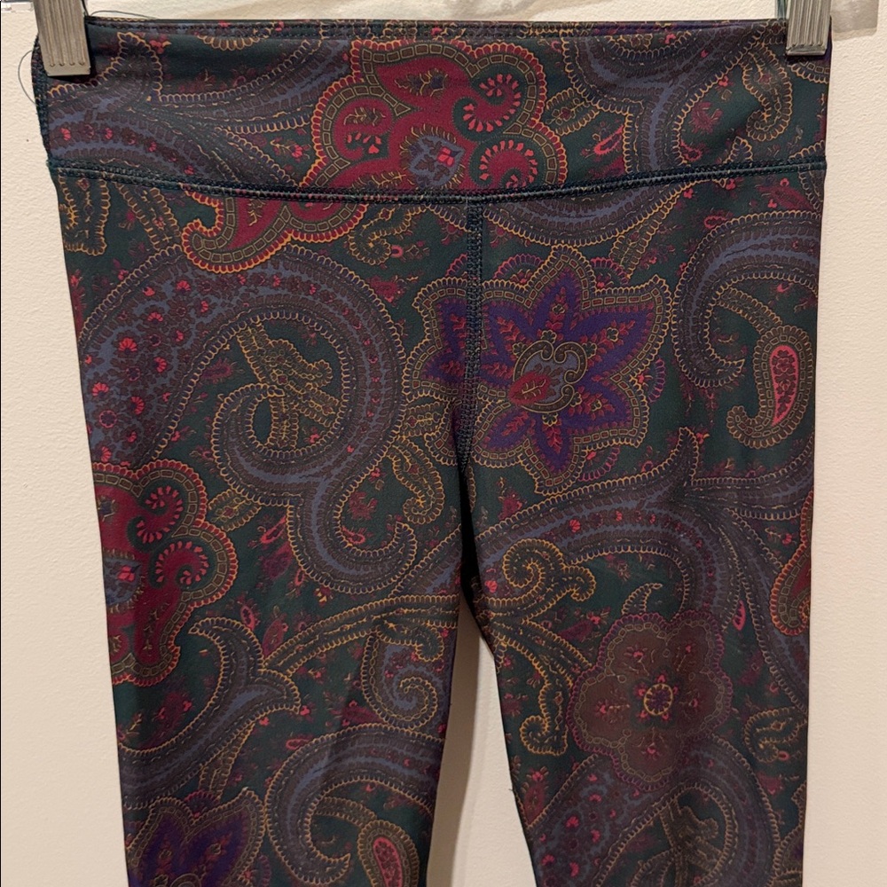 Ralph Lauren Girls Polo Multicolor Paisley Leggings Size M 8-10